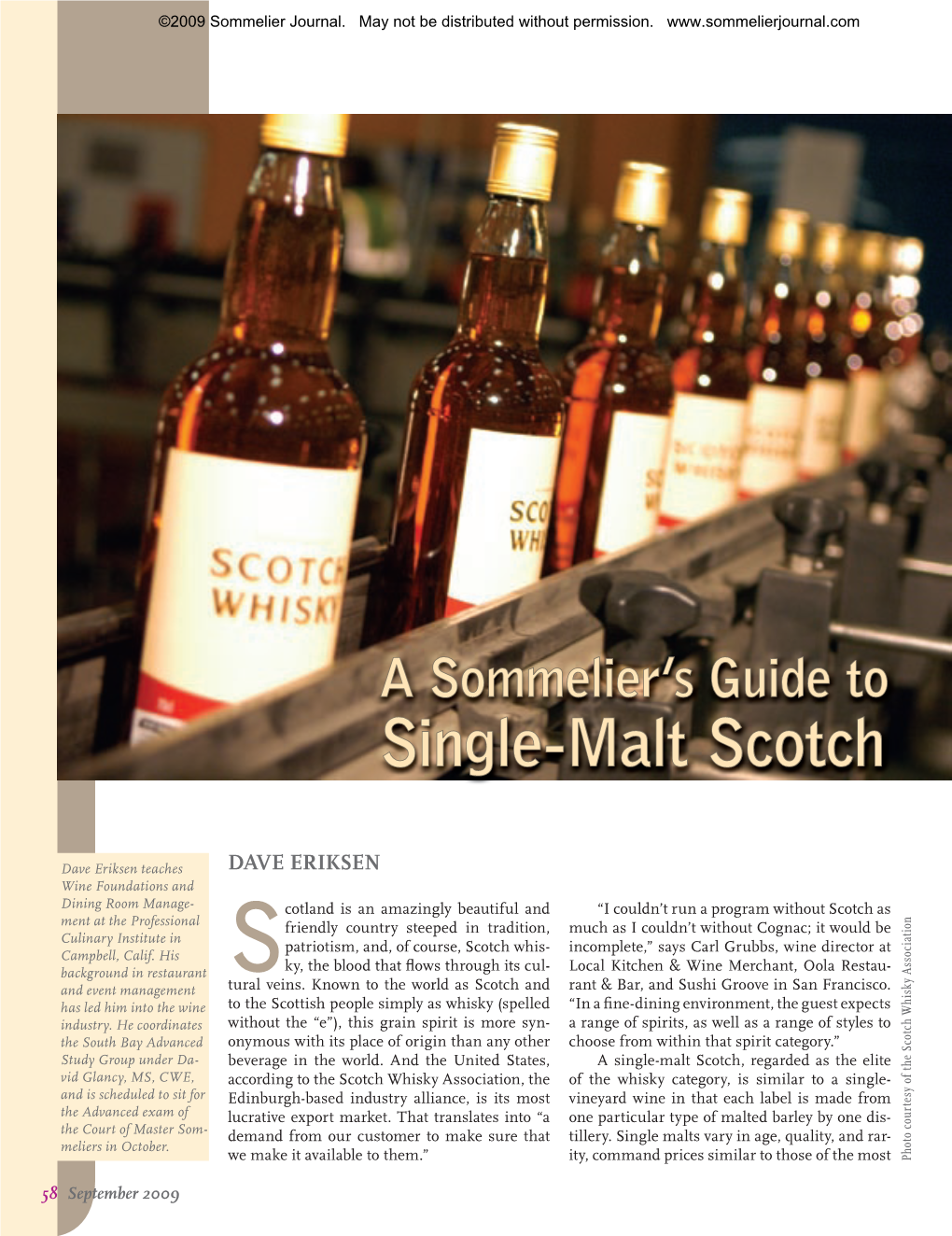 Single-Malt Scotch