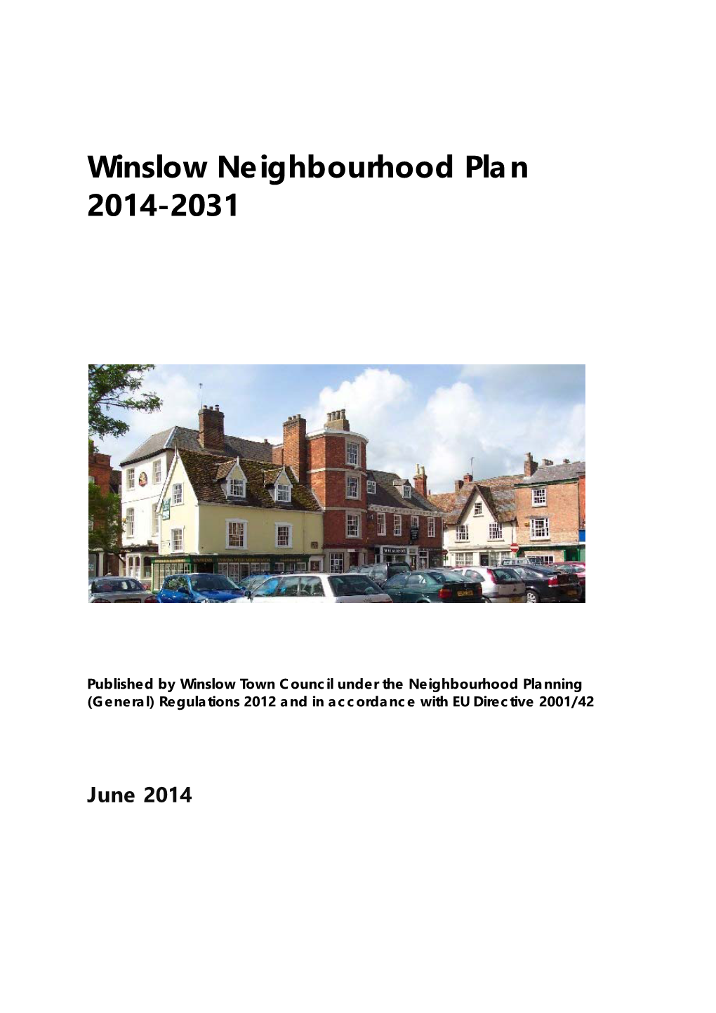 Winslow Neighbourhood Plan 2014-2031