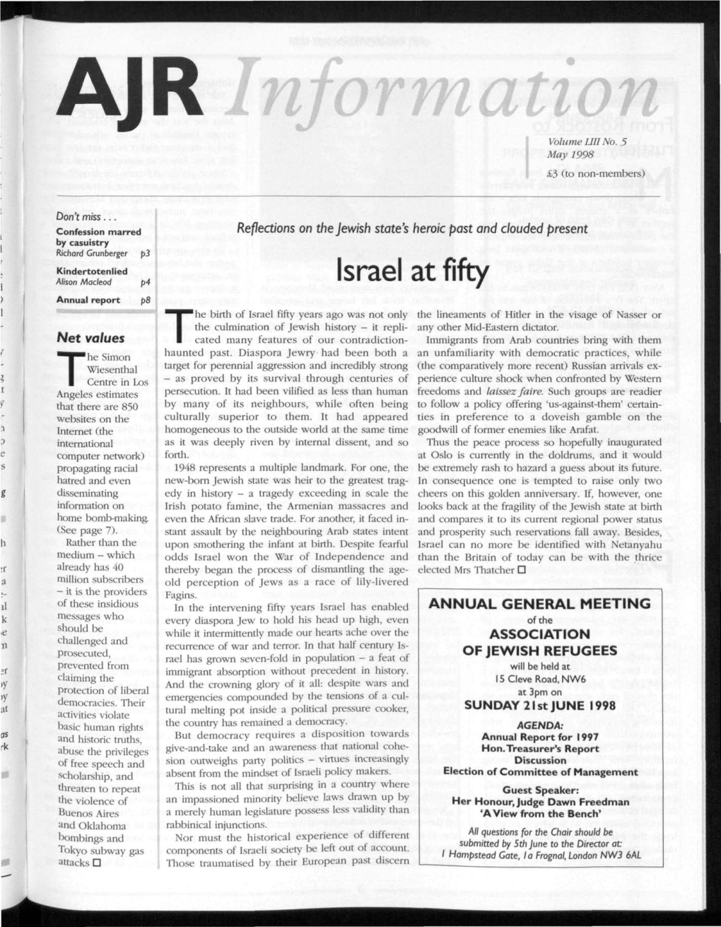 Israel at Fifty