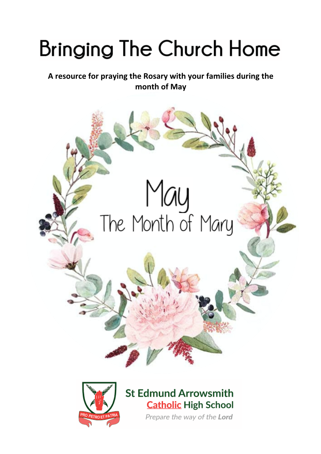 A Resource for Praying the Rosary with Your Families During the Month of May