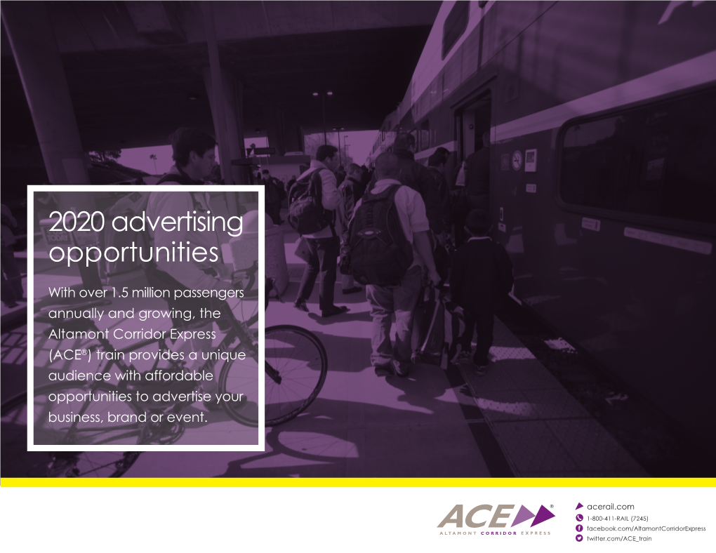 2020 Advertising Opportunities Media