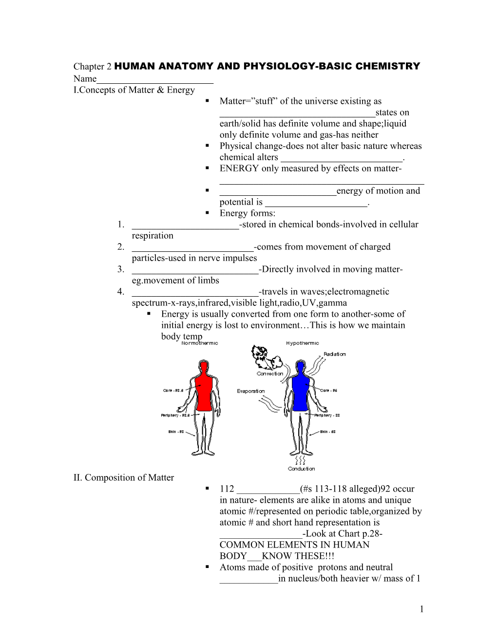 Chapter 2 HUMAN ANATOMY and PHYSIOLOGY-BASIC CHEMISTRY