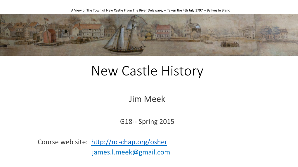 New Castle History