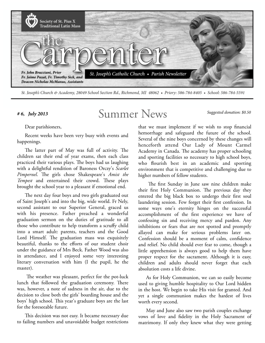 The Carpenter July 2013