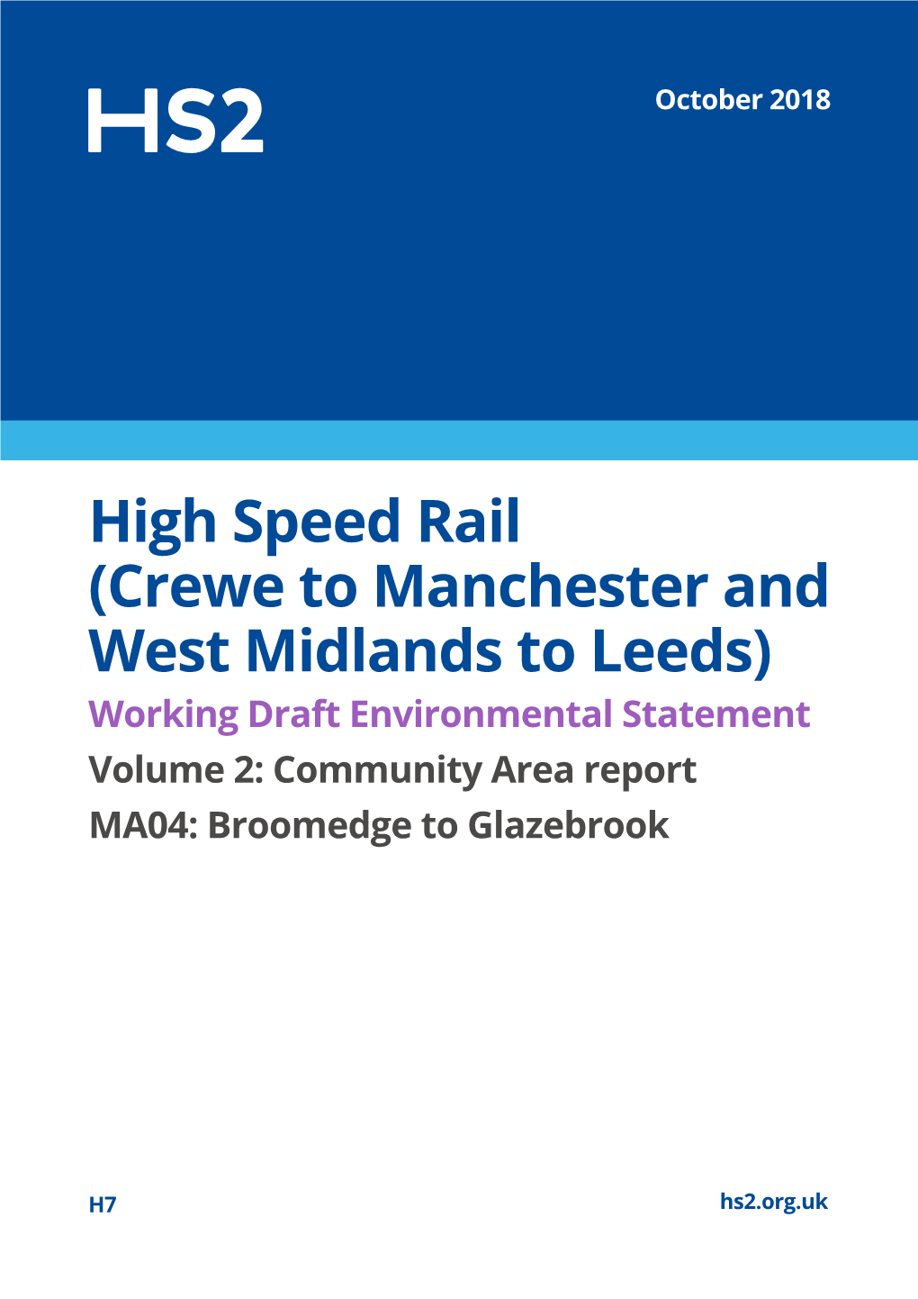 HS2 Phase 2B WDES Volume 2 Community Area Reports