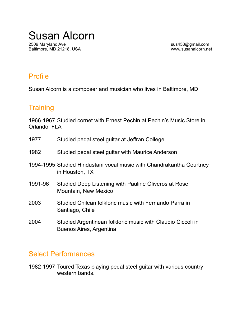 View Susan's Resume