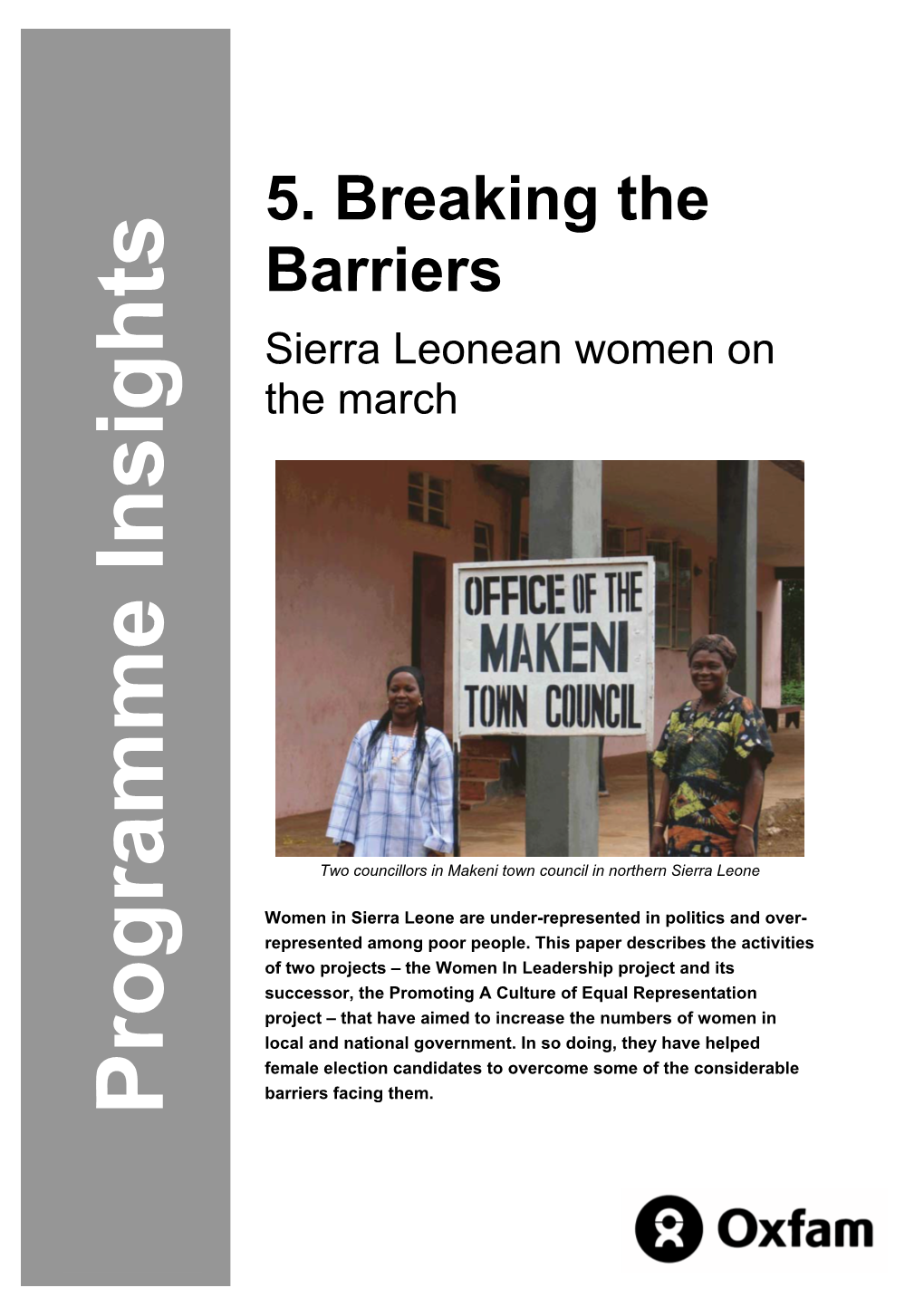 Sierra Leonean Women on the March