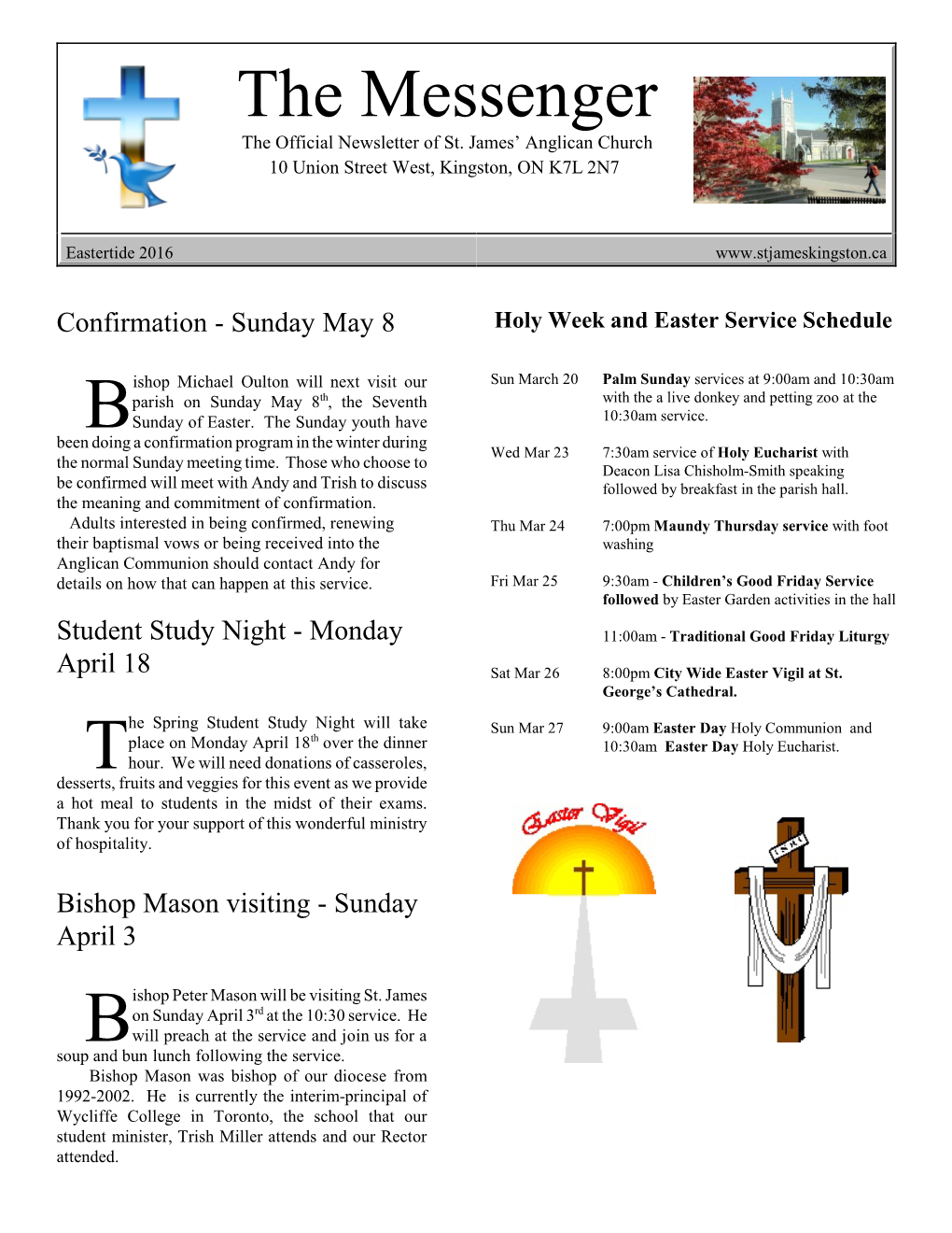 The Messenger the Official Newsletter of St