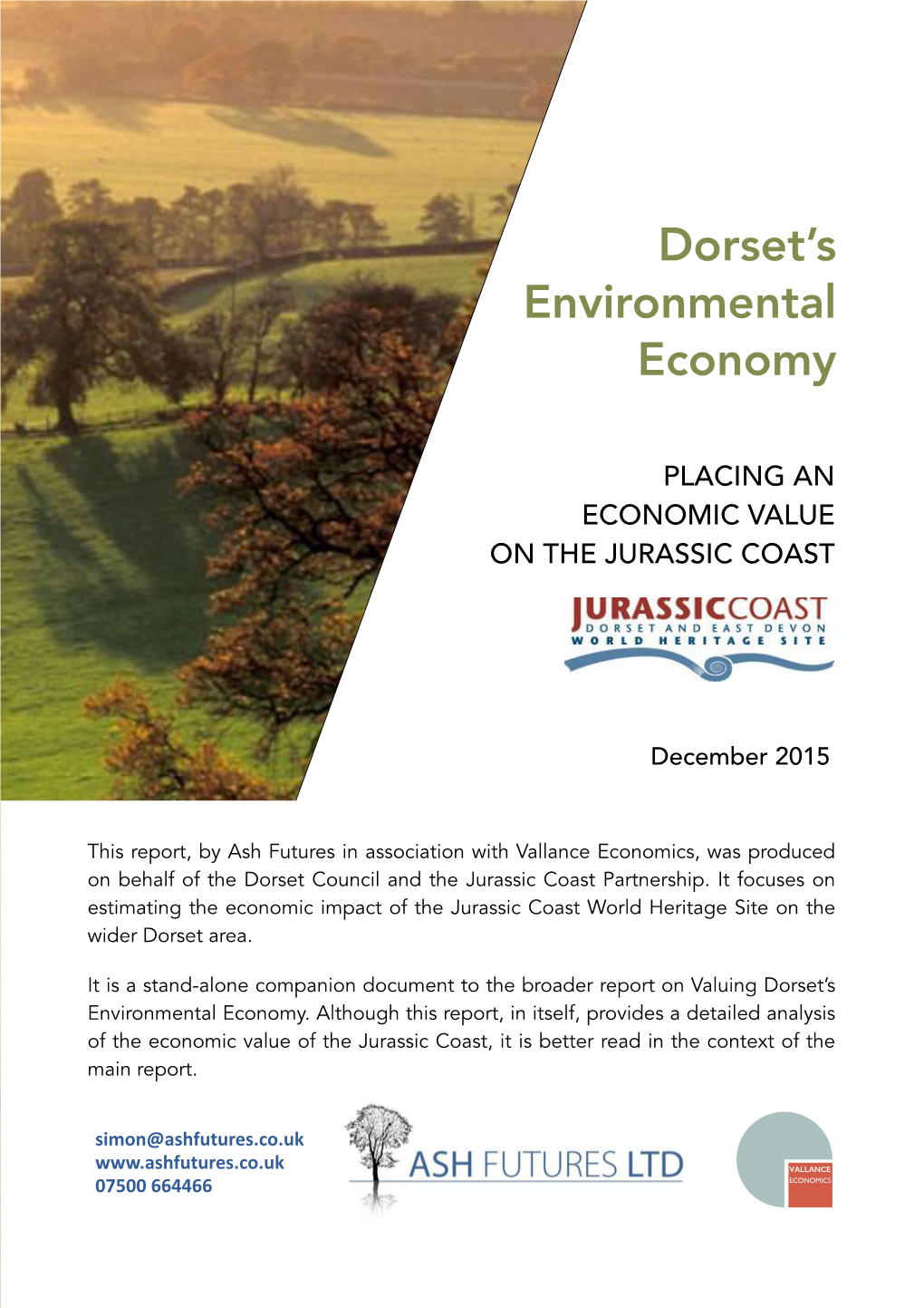 Jurassic Coast Economy Report