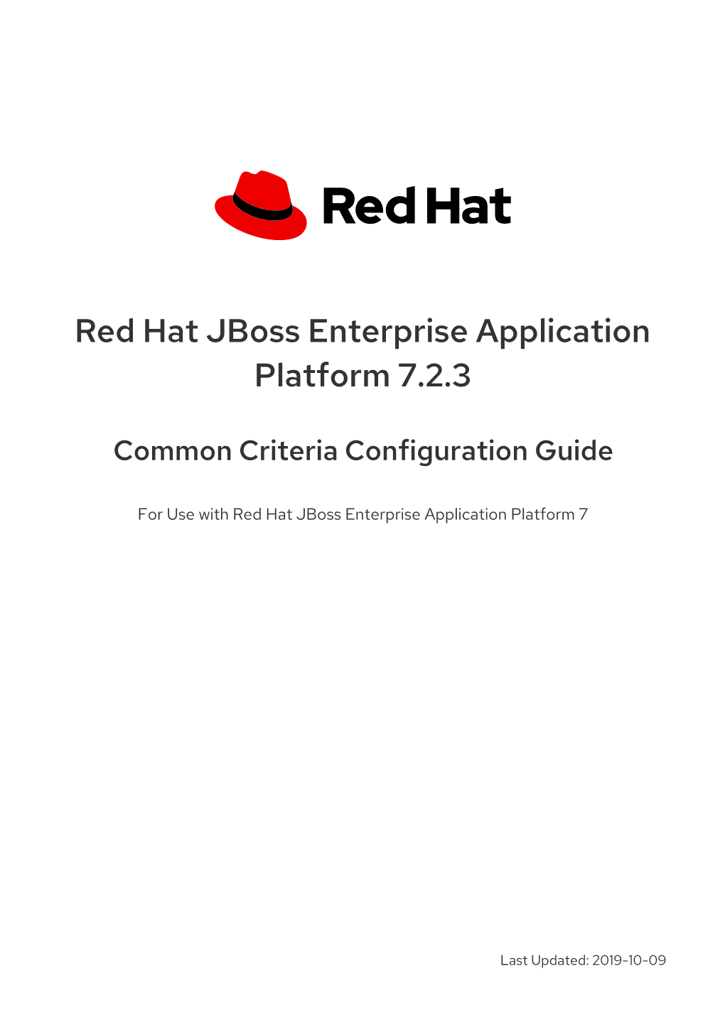 Red Hat Jboss Enterprise Application Platform 7.2.3 Common Criteria Configuration Guide