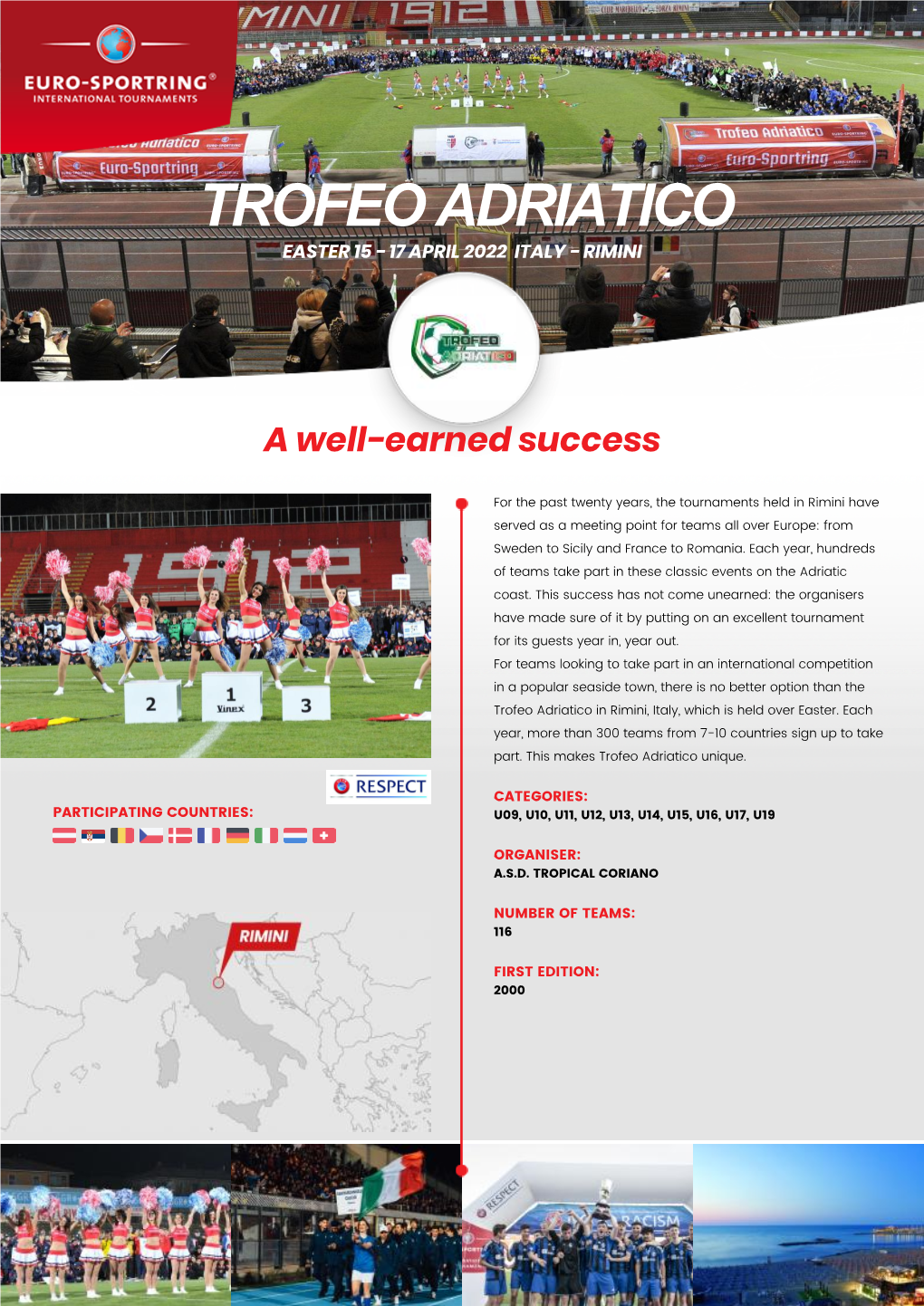 Trofeo Adriatico Easter 15 - 17 April 2022 Italy - Rimini