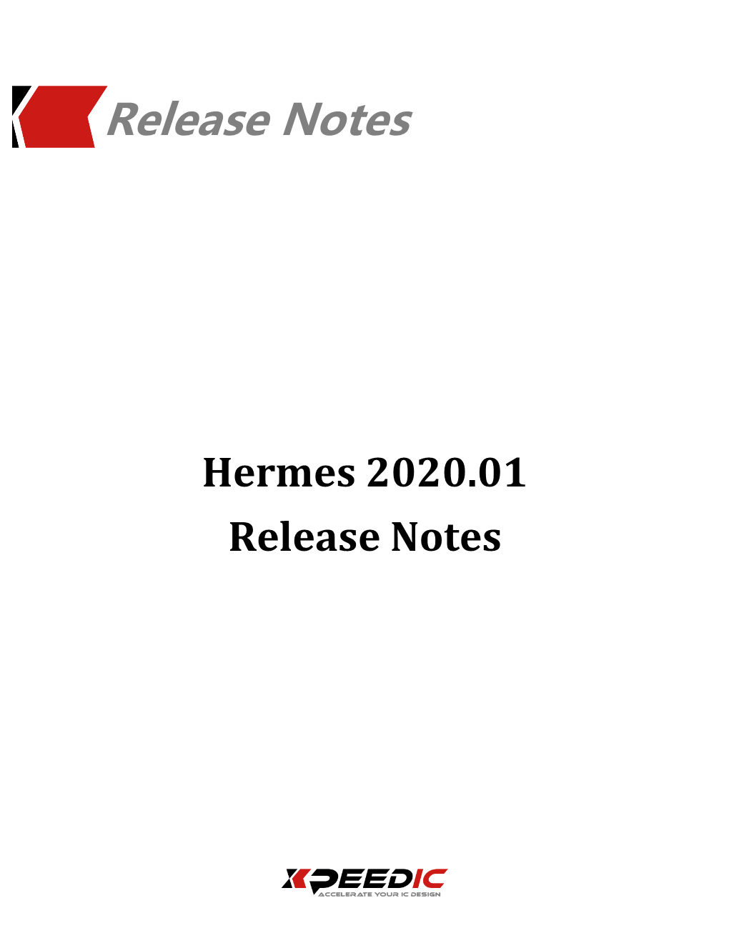 Release Notes