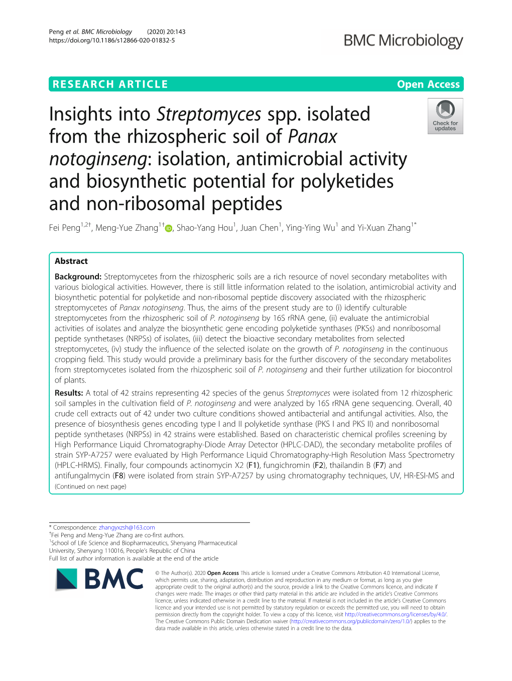 Insights Into Streptomyces Spp. Isolated from the Rhizospheric Soil Of