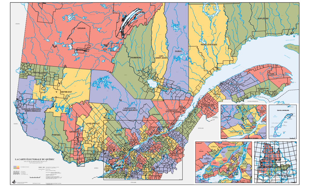 Carte Électorale Du Québec 2017