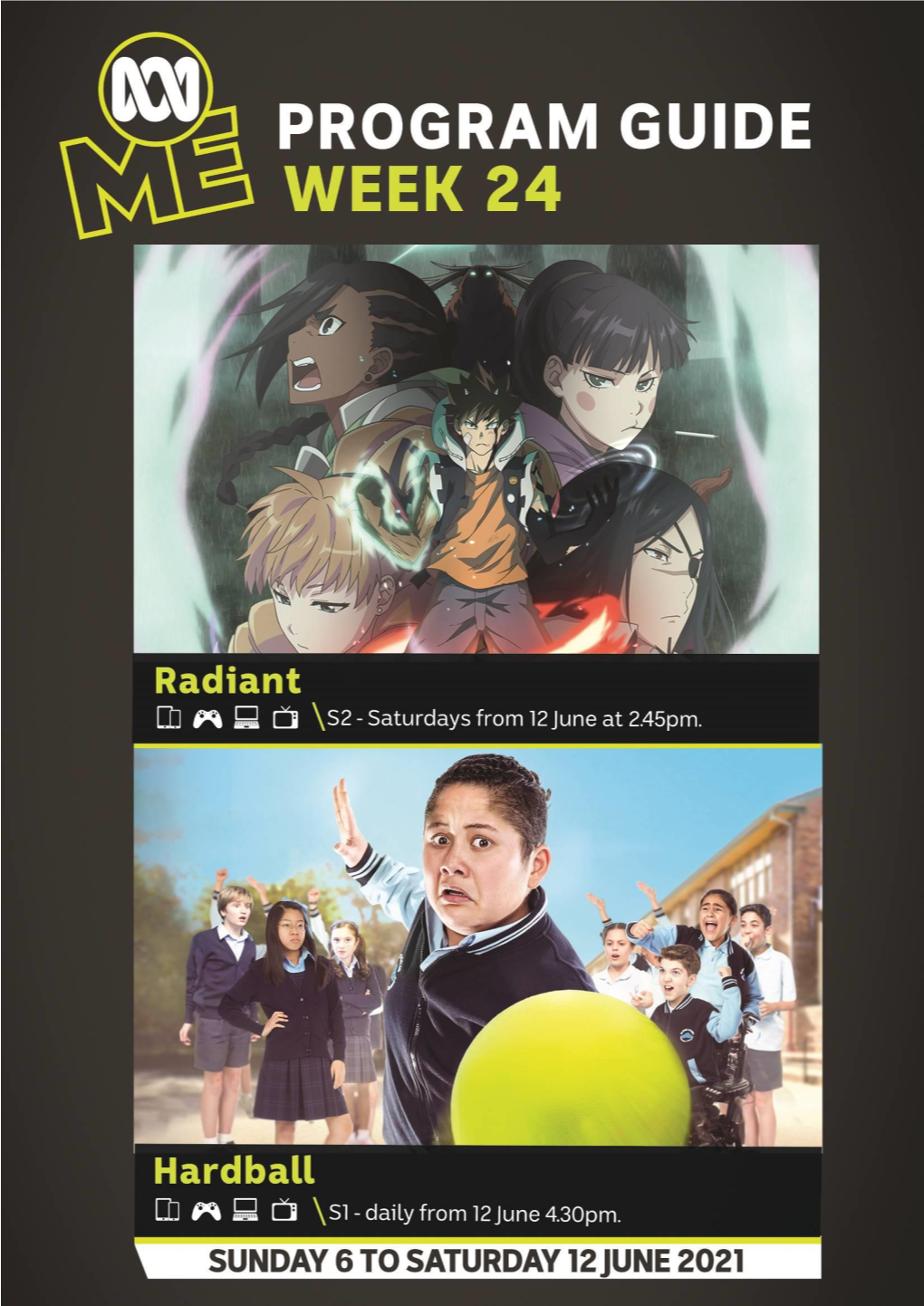 ABC ME Program Guide: Week 24 Index
