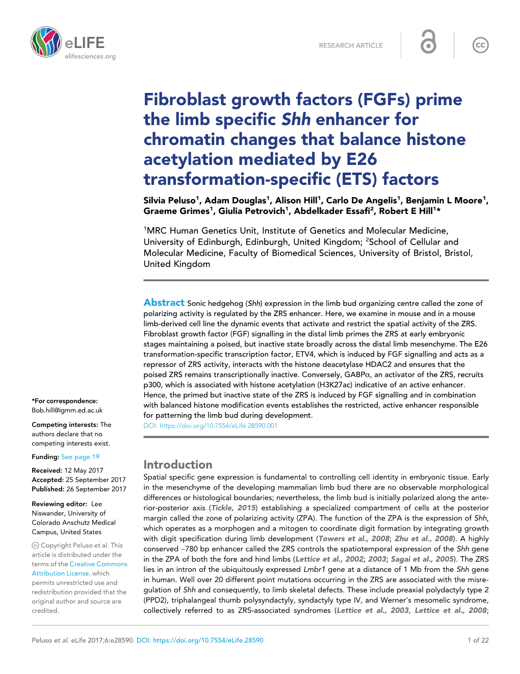 Fibroblast Growth Factors