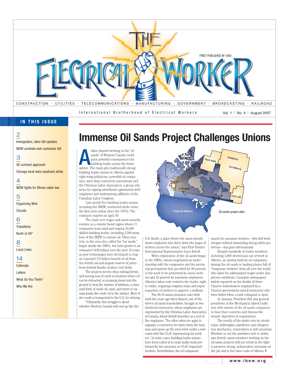 Immense Oil Sands Project Challenges Unions