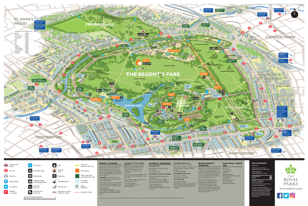 The Regent's Park and Primrose Hill