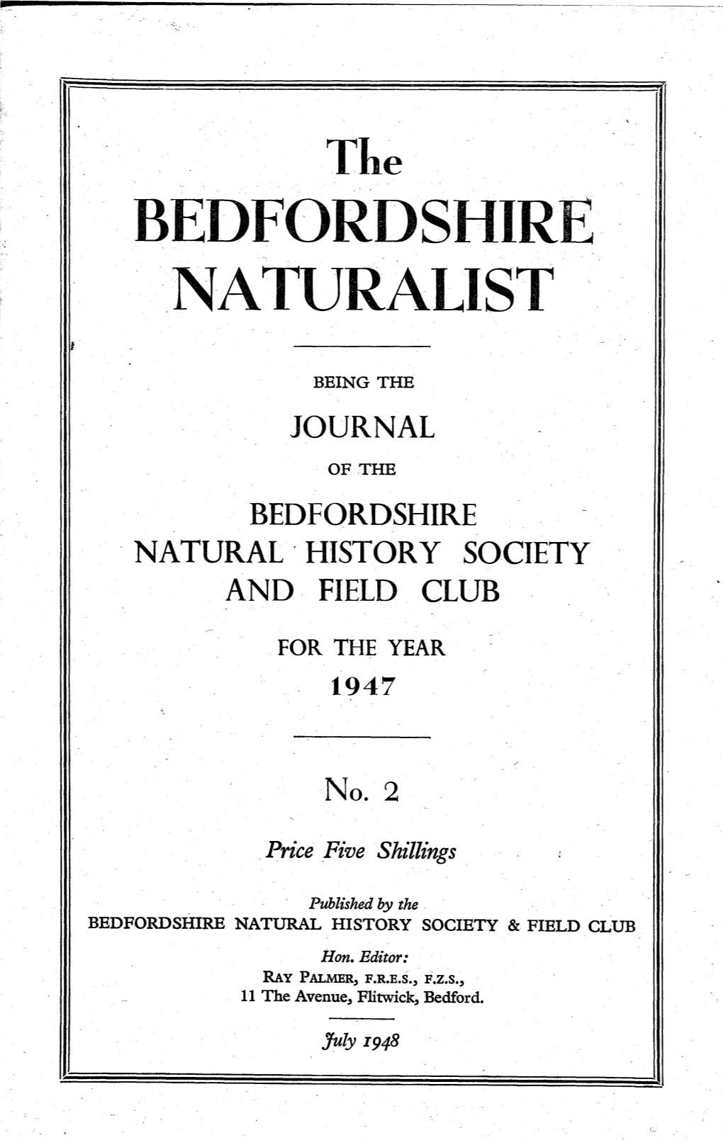 Bedfordshire Naturalist