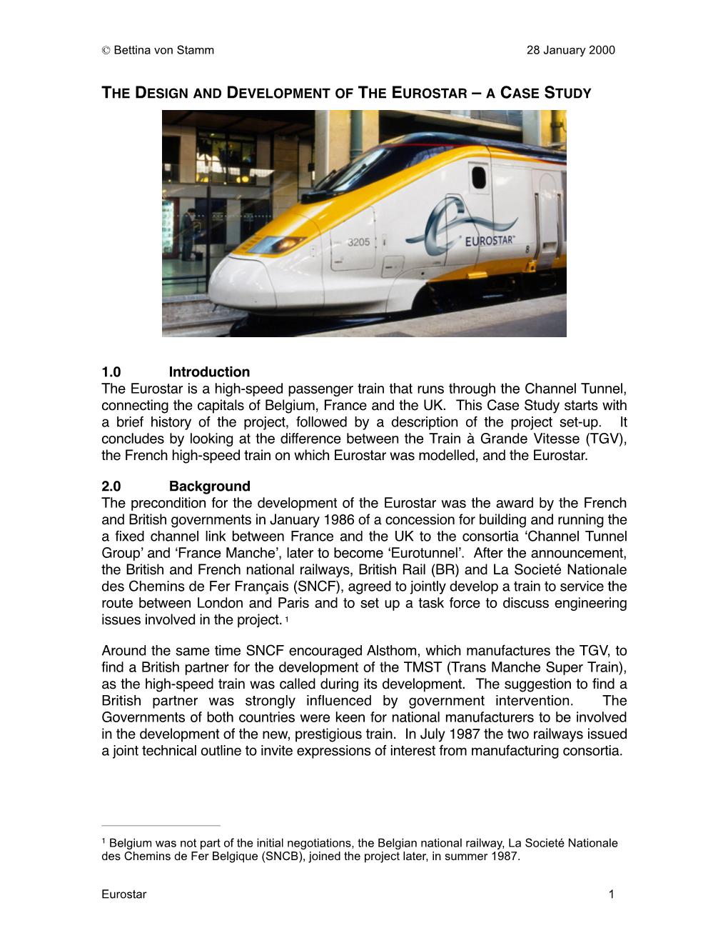 Eurostar Case Study 00