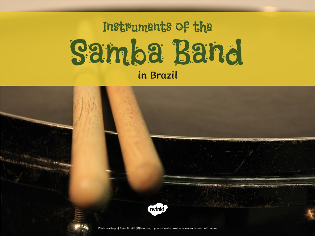 The Samba Band in Brazil