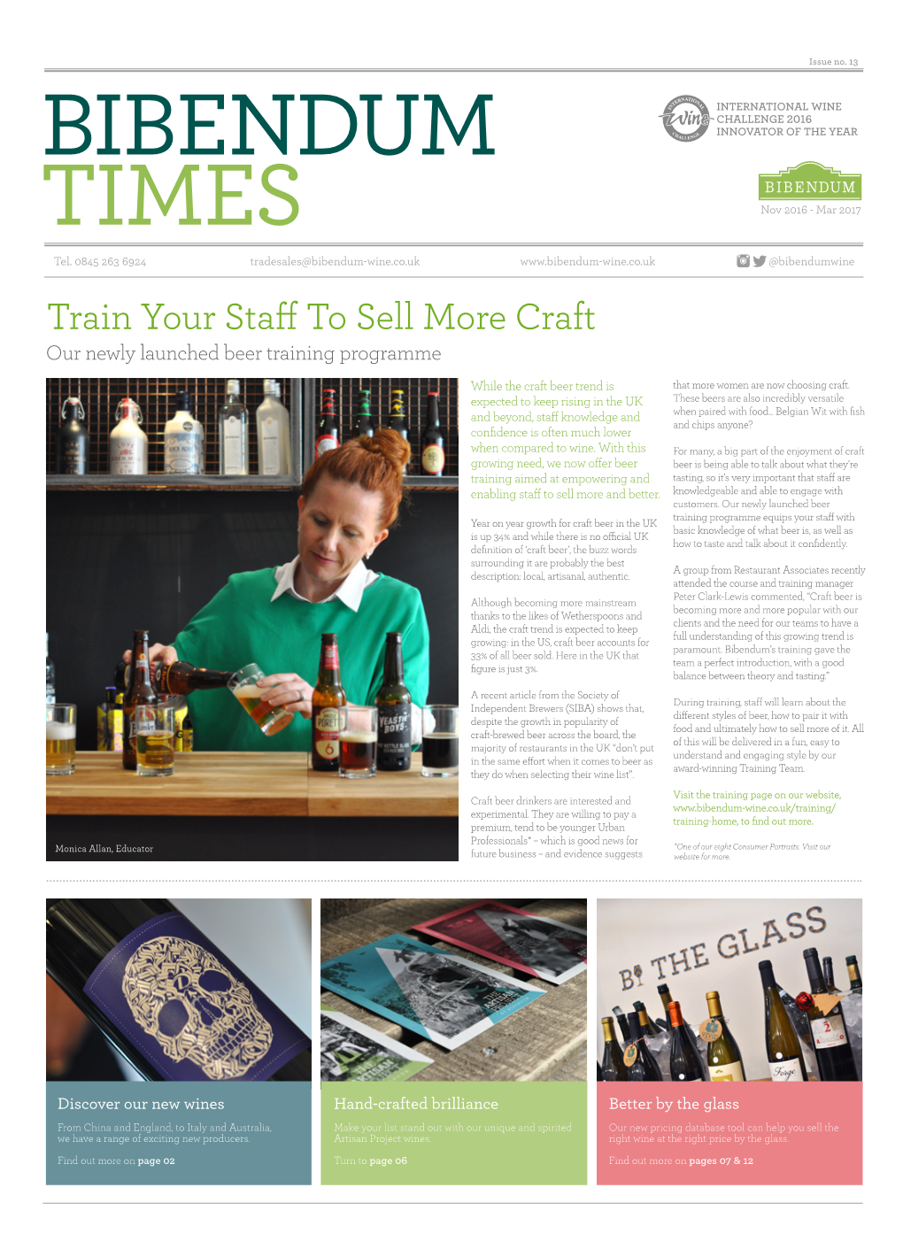 Train Your Staff to Sell More Craft Our Newly Launched Beer Training Programme