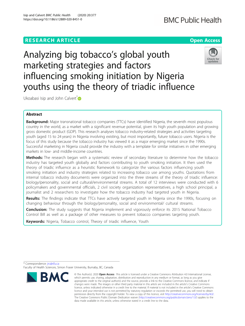 Analyzing Big Tobacco's Global Youth Marketing Strategies and Factors