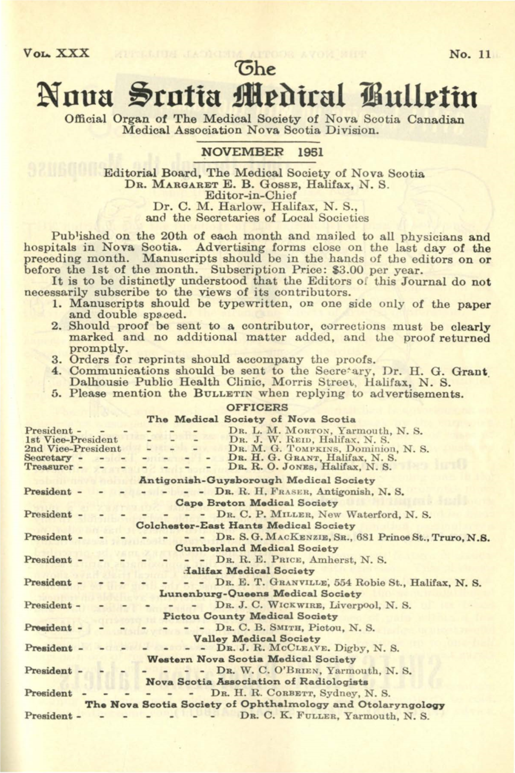 NSMB 1951 Vol.30(11) 245-270 OCR 300Dpi.Pdf (6.118Mb)