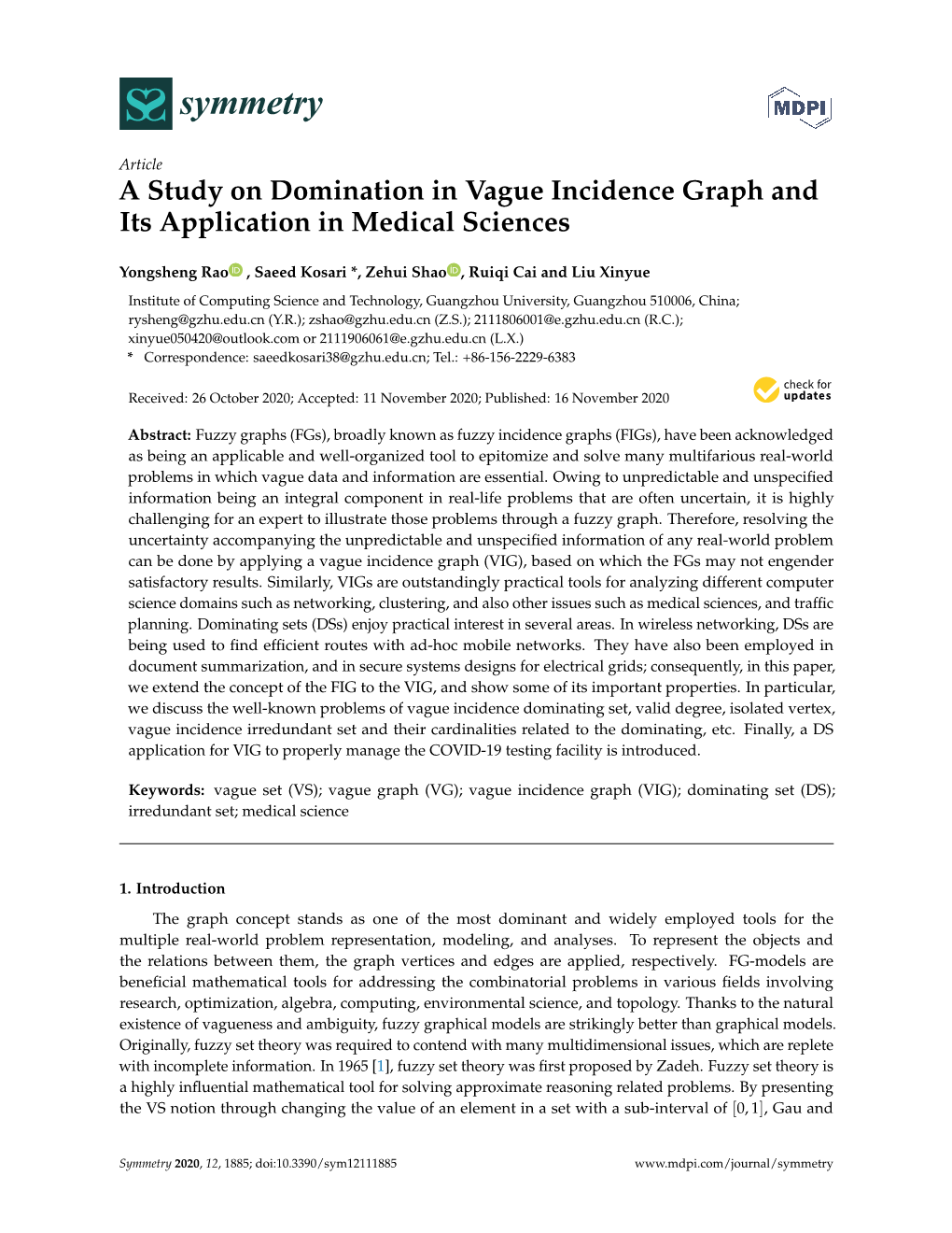 A Study on Domination in Vague Incidence Graph and Its Application in Medical Sciences