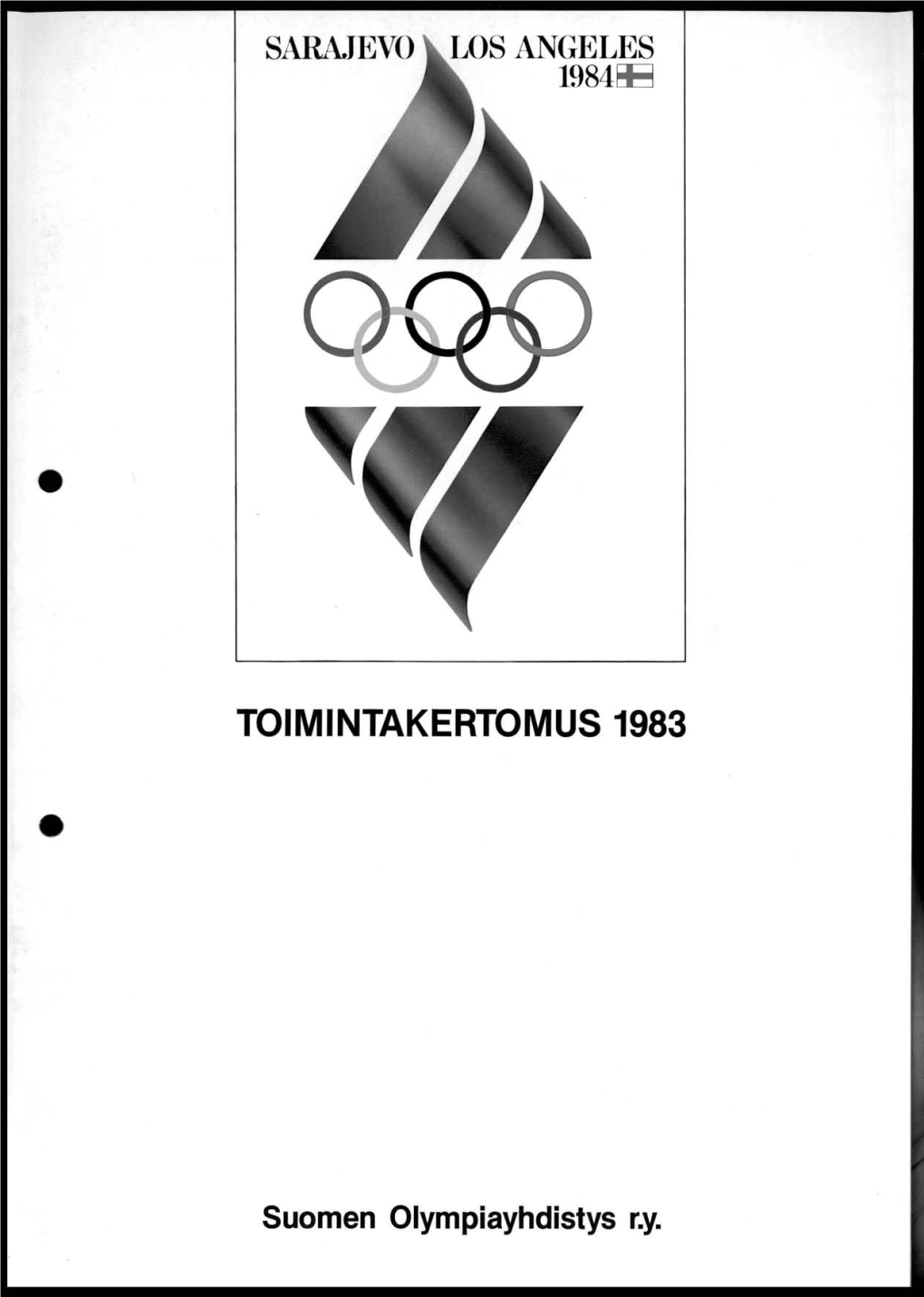 Toimintakertomus 1983 •