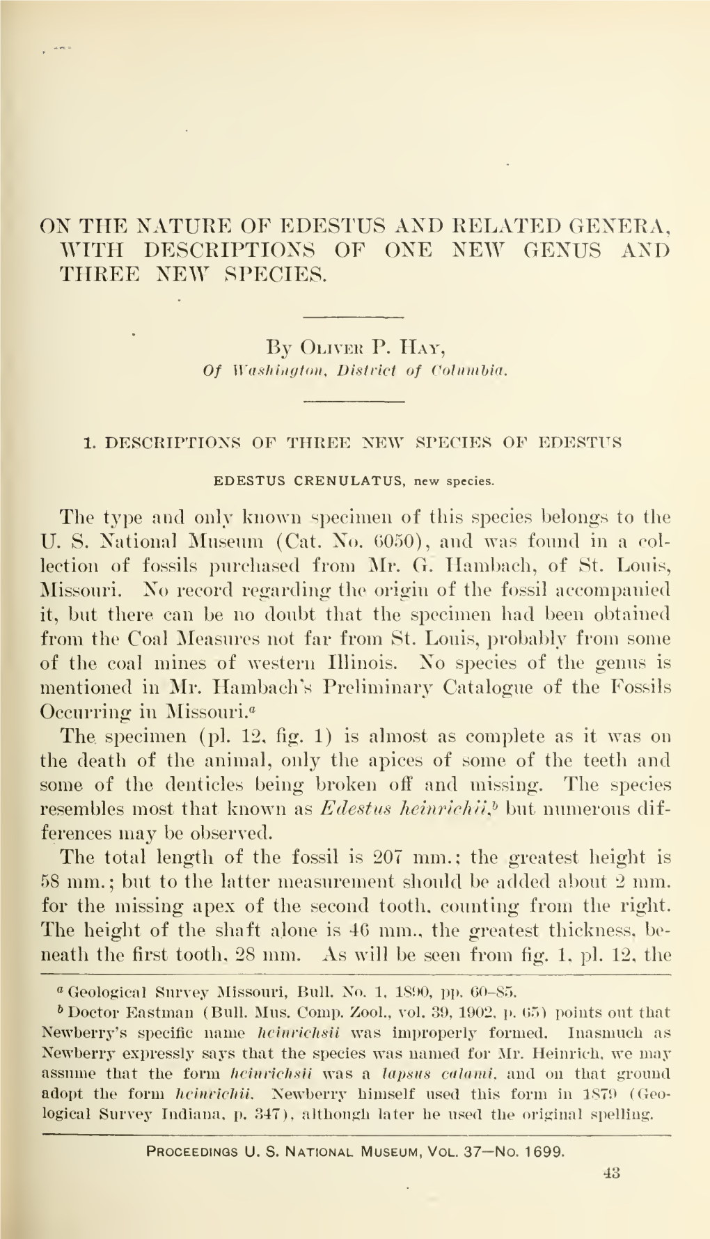 Proceedings of the United States National Museum