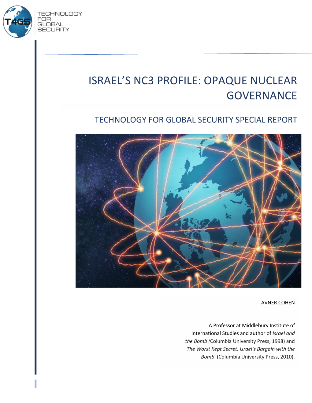 Israel's Nc3 Profile: Opaque Nuclear Governance