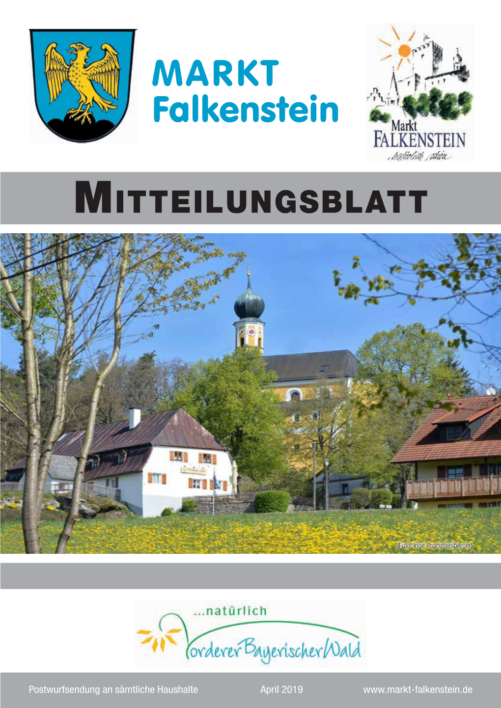 Mitteilungsblatt Des Marktes Falkenstein Nr. 01/2019