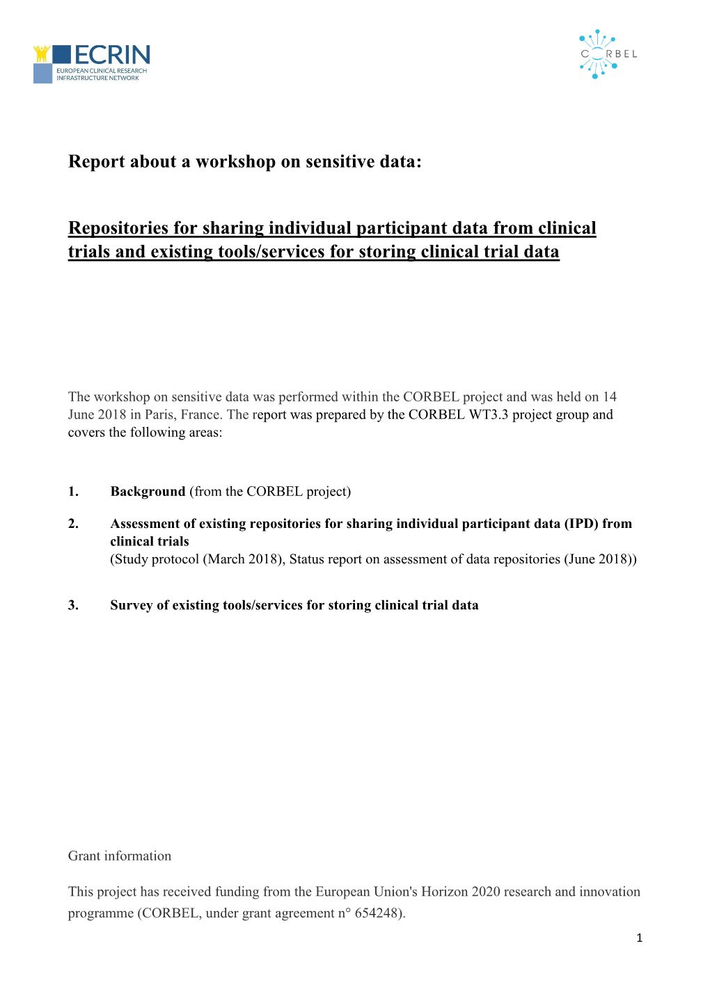 Repositories for Sharing Individual Participant Data from Clinical Trials and Existing Tools/Services for Storing Clinical Trial Data