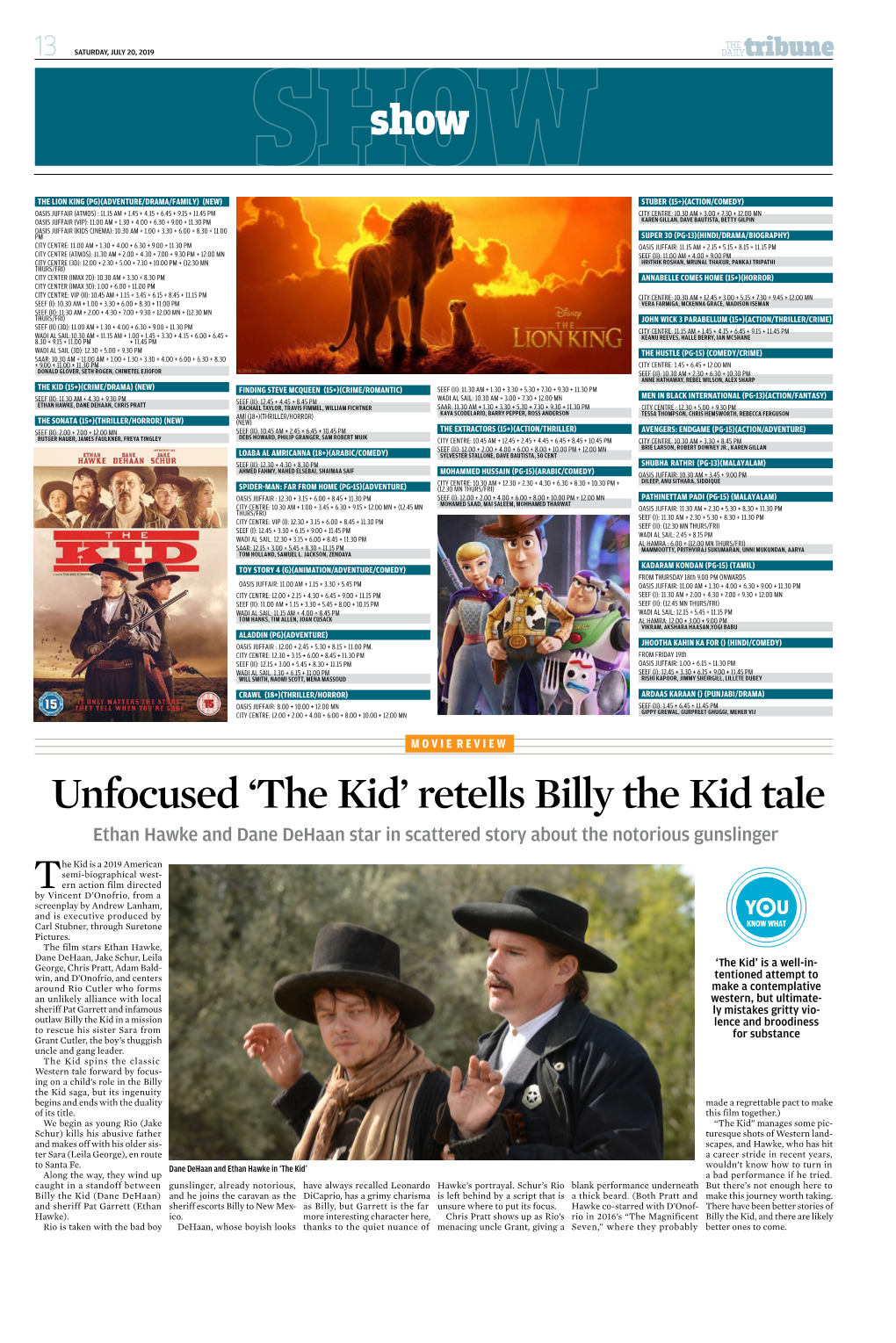 Unfocused 'The Kid' Retells Billy the Kid Tale