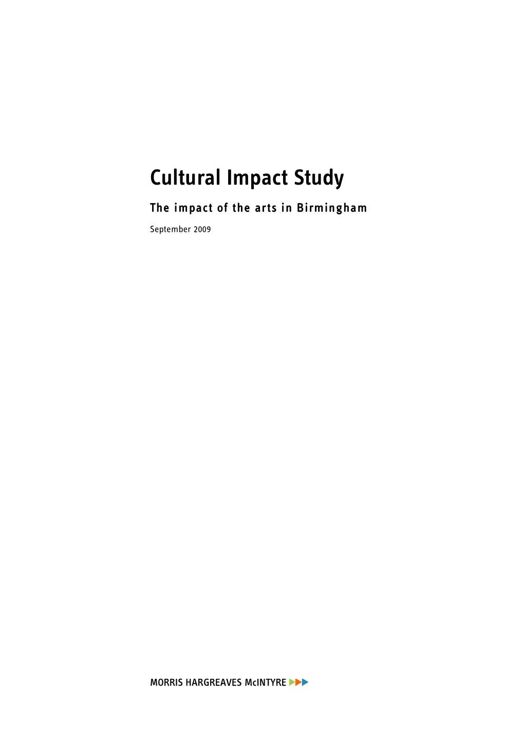 Cultural Impact Study