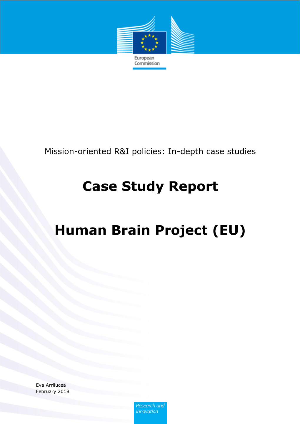 Case Study Report Human Brain Project (EU)