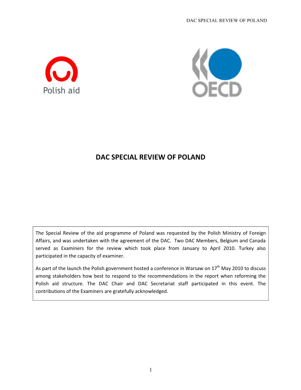 Dac Special Review of Poland