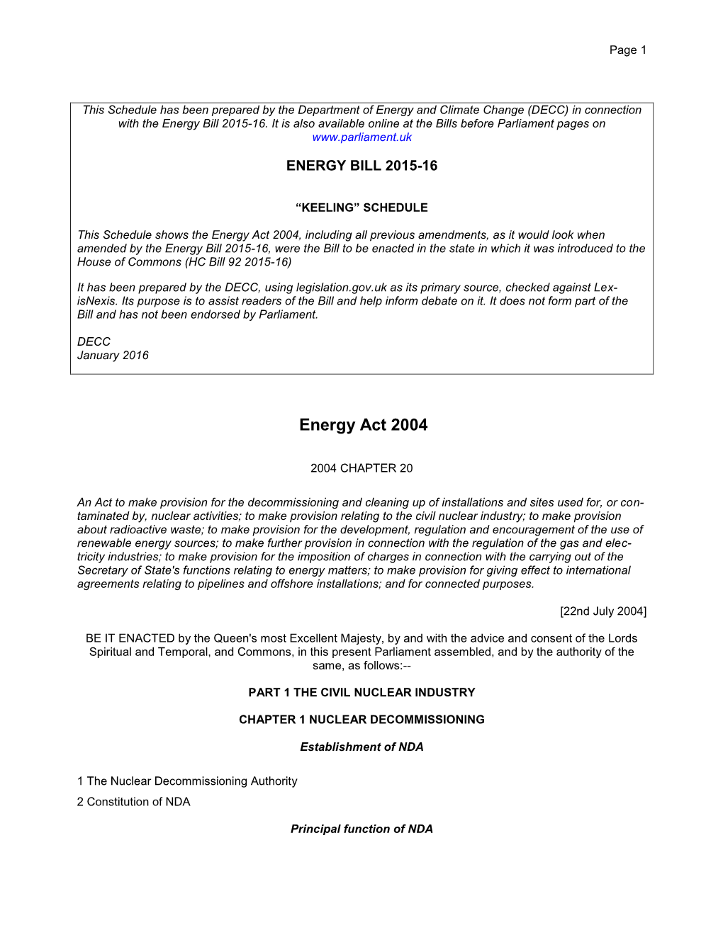 Energy Act 2004