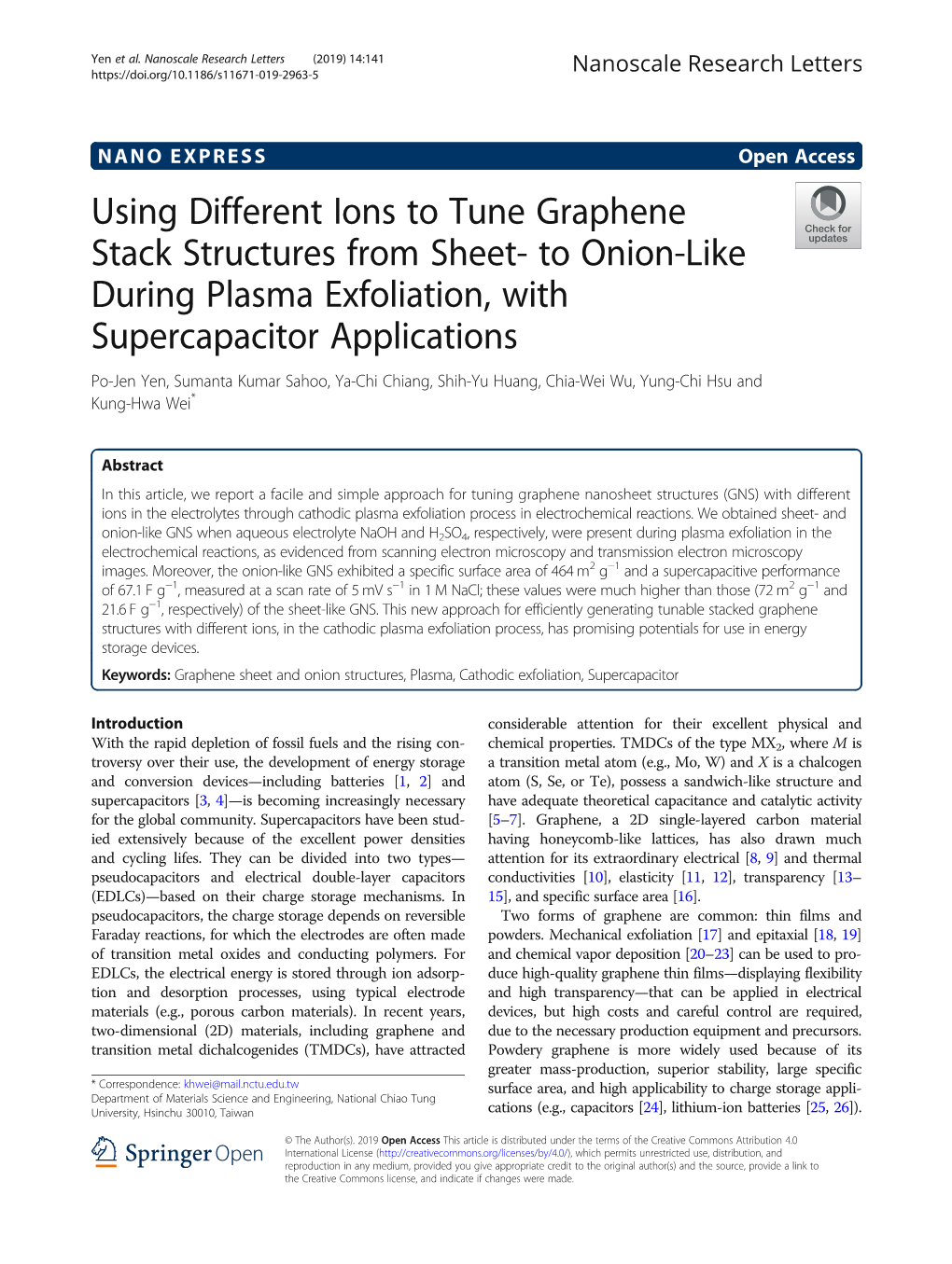 Using Different Ions to Tune Graphene Stack Structures from Sheet