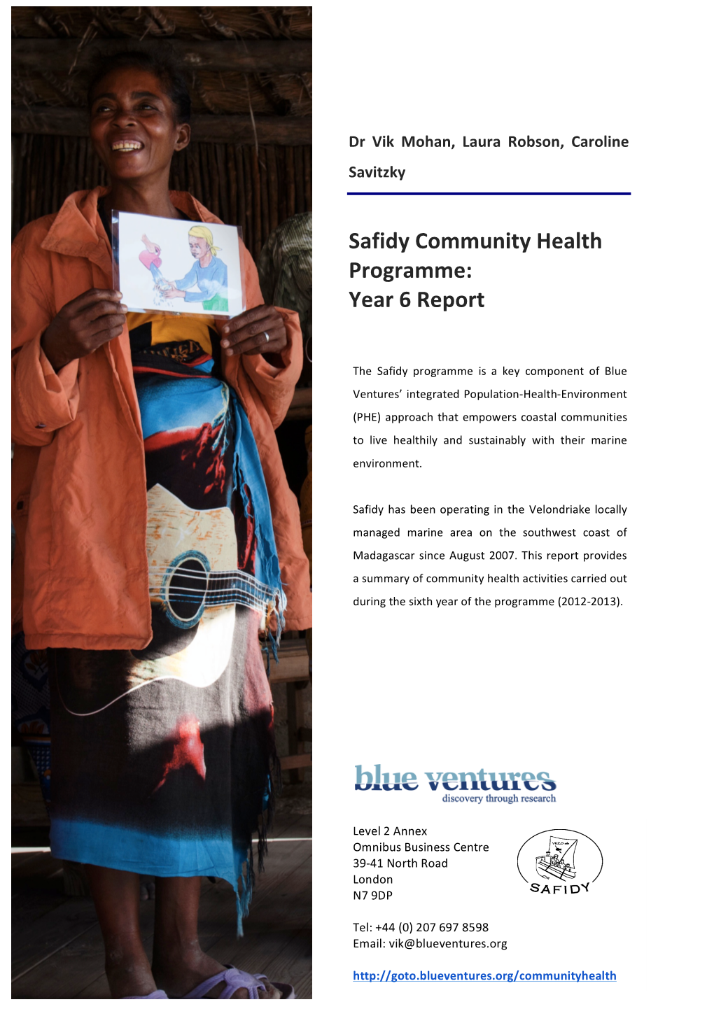 Safidy Community Health Programme: Year 6 Report