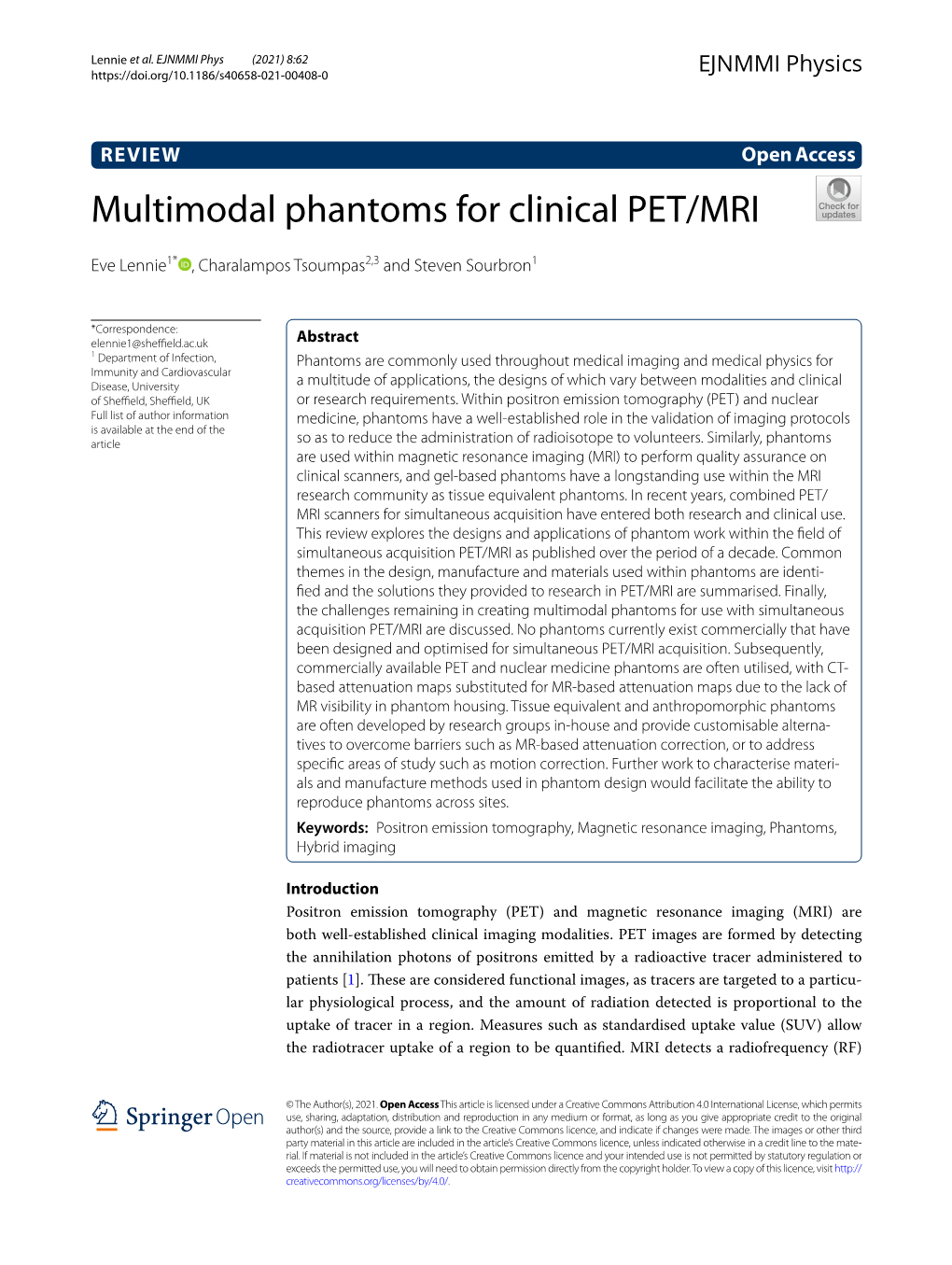 Multimodal Phantoms for Clinical PET/MRI