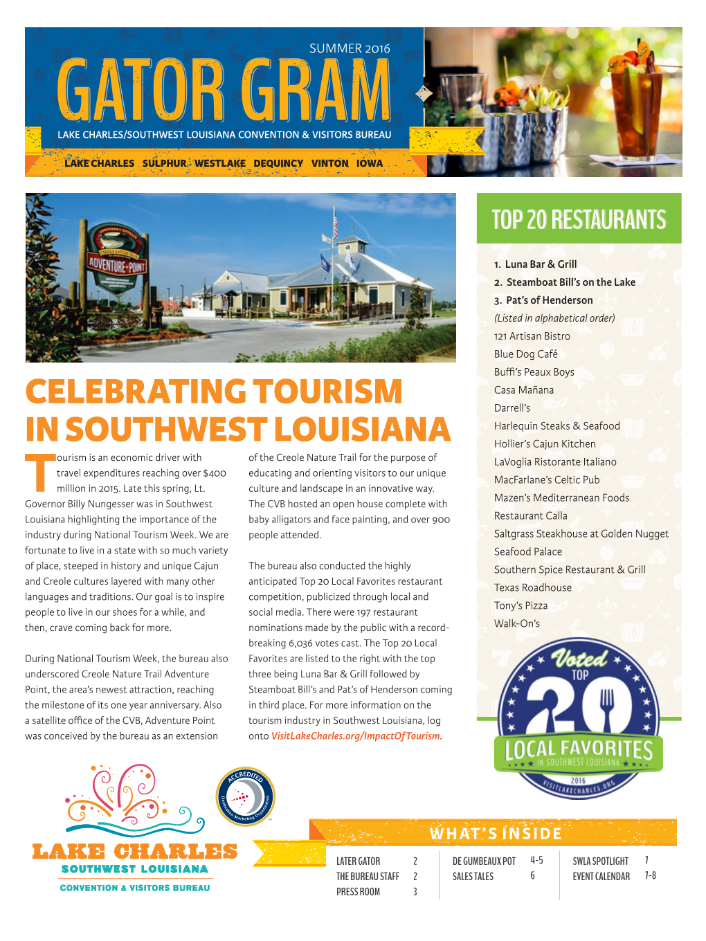 Celebrating Tourism in Southwest Louisiana