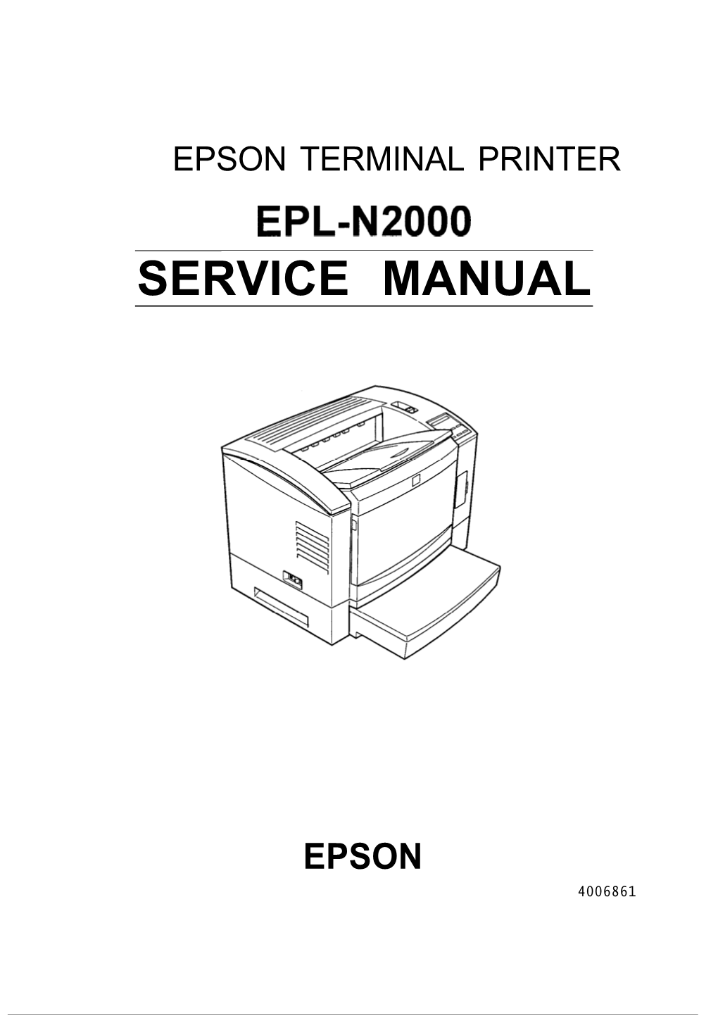EPSON EPL-N2000 Is a Non-Impact Page Printer That Combines a Semi-Conductor Laser with Electrophotographic Technology