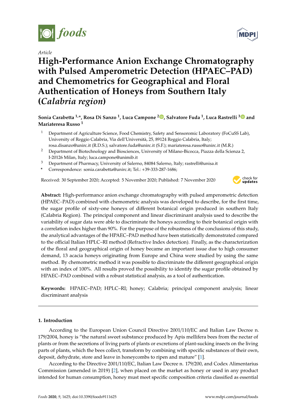 High-Performance Anion Exchange Chromatography with Pulsed