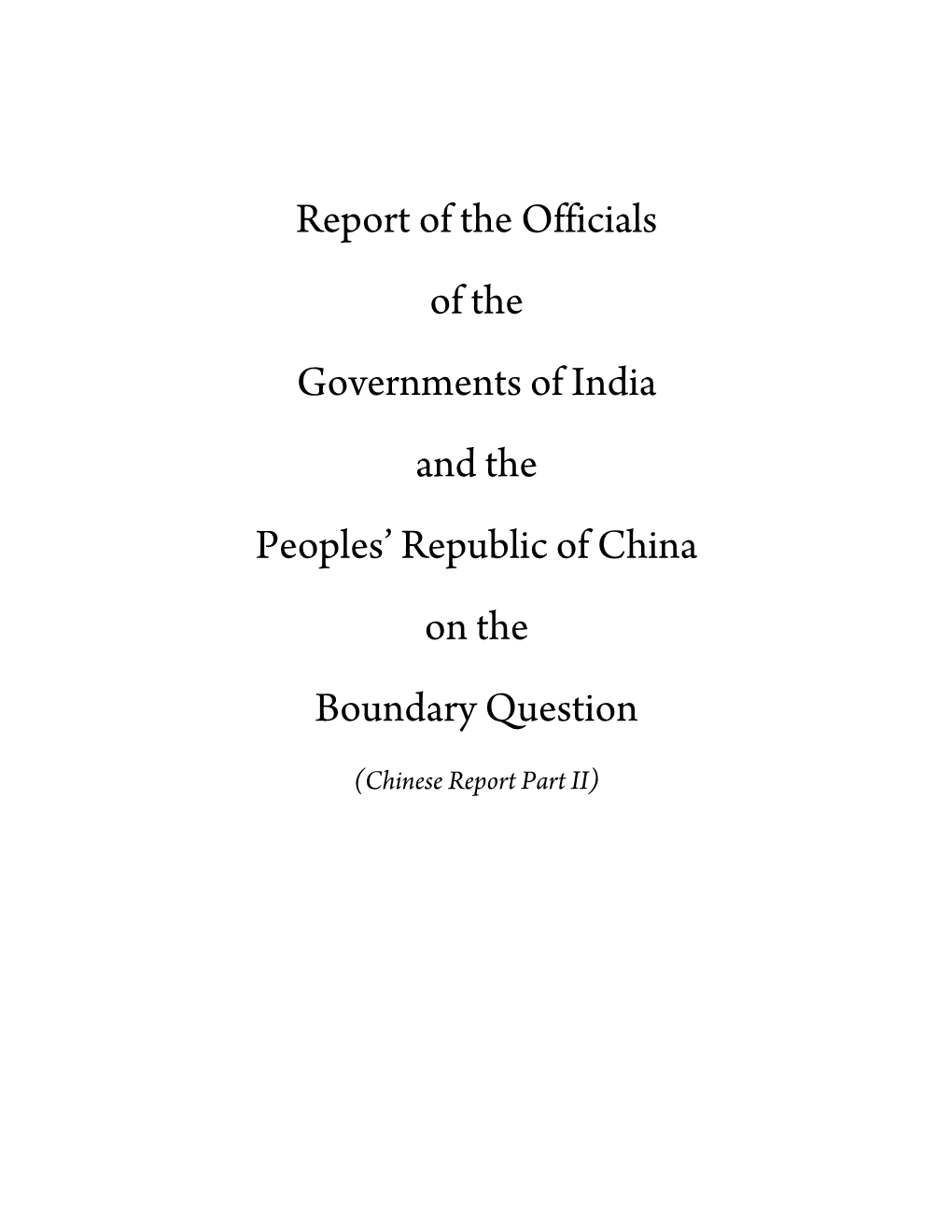 Chinese Report Part 2