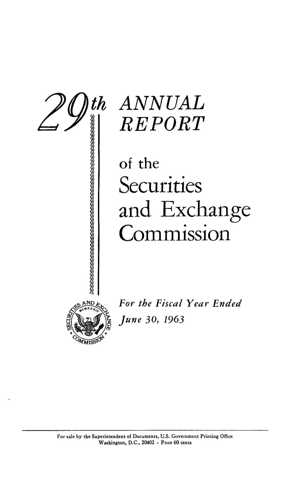 Annual Report 1963