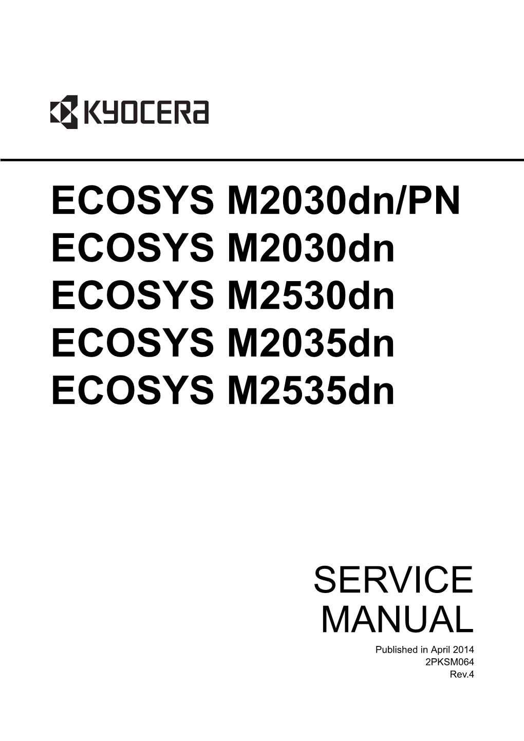 M2035dn M2535dn Service Manual