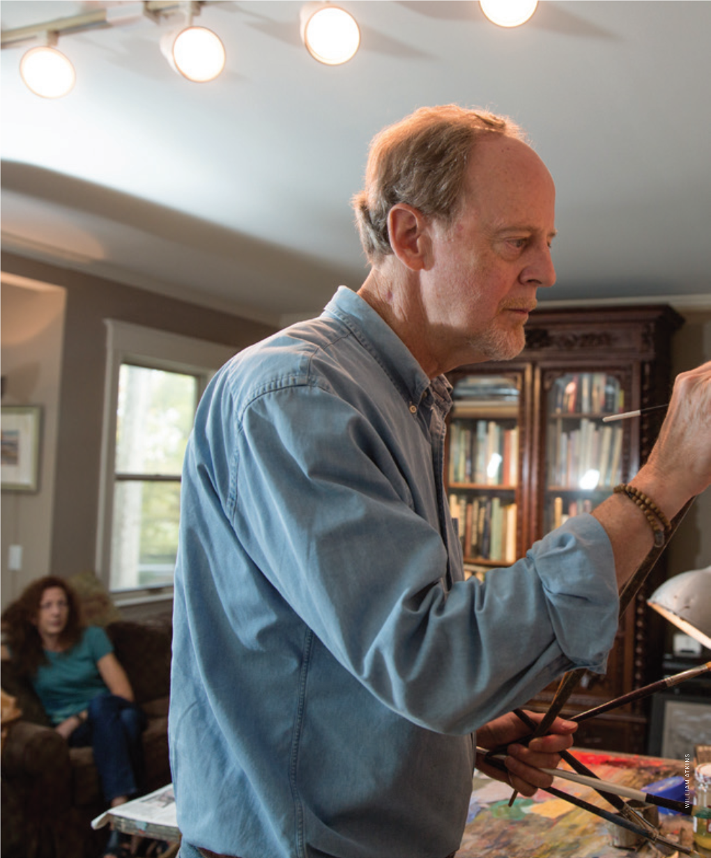 40 / Gw Magazine / Winter 2015 Bradley Stevens Paints at His Home Studio in Gainesville, Va., About an Hour Outside Washington