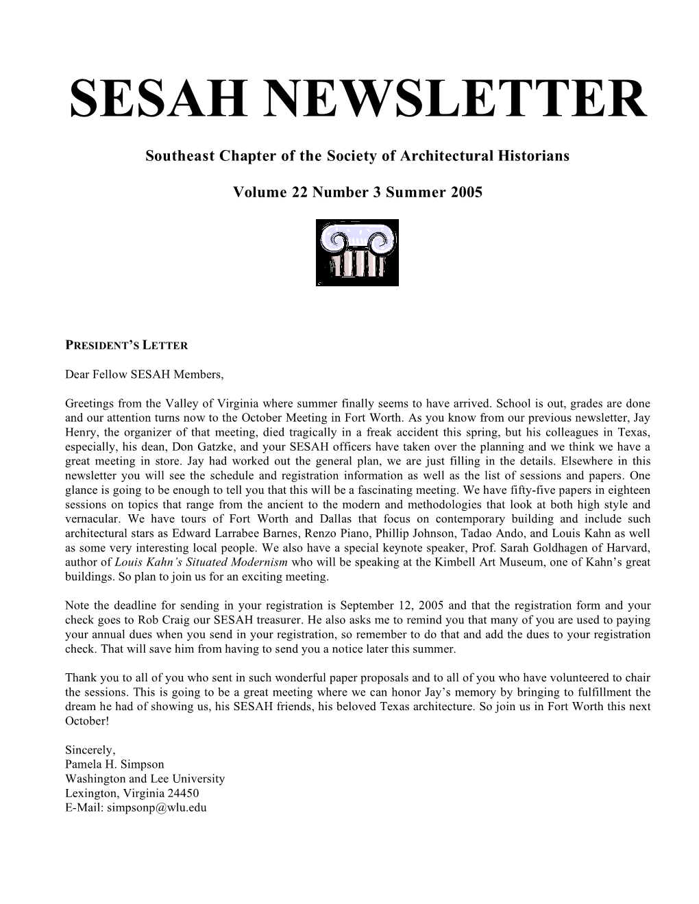 Sesah Newsletter